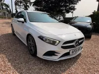 Used Mercedes A180 AMG line 116 HP (85 kW) 2021 White Hatchback