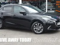 Used Mazda 2 90 HP (66 kW) 2017 Black Hatchback