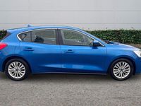 Used Ford Focus Titanium 2019 Blue Hatchback