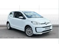 Used VW up! 65 HP (47 kW) 2021 White Hatchback