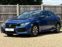 Used Honda Civic SE 2020 Blue Hatchback