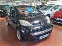 Used Peugeot 107 68 HP (50 kW) 2011 Black Hatchback