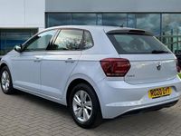 Used VW Polo SE 80 HP (58 kW) 2020 White silver metallic Hatchback