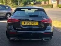 Used Mercedes A220 AMG Line Premium 190 HP (139 kW) 2019 Black Hatchback