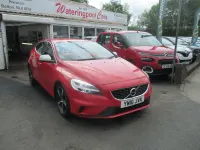 Used Volvo V40 R-Design 122 HP (89 kW) 2016 Red Hatchback