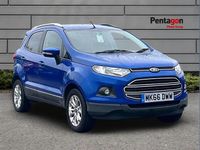 Used Ford Ecosport Zetec 123 HP (90 kW) 2016 Blue SUV