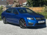 Used Skoda Octavia vRS 2015 Blue Estate