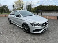 Used Mercedes CLA220 AMG line 177 HP (130 kW) 2018 Silver Sedan