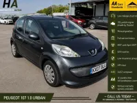Used Peugeot 107 68 HP (50 kW) 2007 Grey Hatchback
