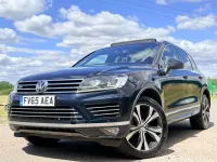 Used VW Touareg R-line 262 HP (192 kW) 2015 Blue SUV