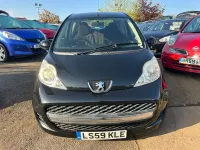 Used Peugeot 107 68 HP (50 kW) 2009 Black Hatchback