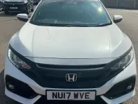 Used Honda Civic SR 2017 White Hatchback