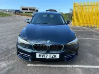 Used BMW 118 Sport Line 136 HP (100 kW) 2017 Blue Hatchback