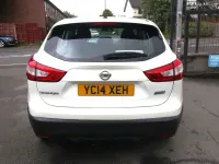 Used Nissan Qashqai Acenta 110 HP (80 kW) 2014 White SUV