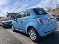 Used Fiat 500 Pop 85 HP (62 kW) 2011 Blue Hatchback