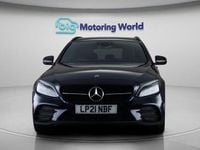 Used Mercedes C300 AMG line 245 HP (180 kW) 2021 Blue Estate