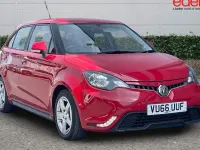 Used MG MG3 106 HP (77 kW) 2016 Red Hatchback