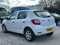 Used Dacia Sandero Ambiance 2015 White Hatchback