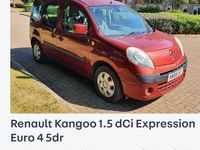 Usado Renault Kangoo Expression 2009 Vermelho Monovolume