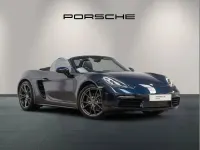Used Porsche Boxster 296 HP (217 kW) 2017 Blue Cabriolet