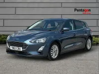 Used Ford Focus Titanium 123 HP (90 kW) 2021 Blue Hatchback
