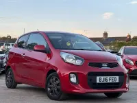 Used Kia Picanto 66 HP (48 kW) 2016 Red Hatchback