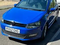 Used VW Polo Match 70 HP (51 kW) 2012 Estoril blue Hatchback