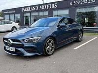 Used Mercedes CLA200 AMG line 163 HP (119 kW) 2020 Blue Coupe