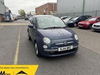 Used Fiat 500 Lounge 69 HP (50 kW) 2014 Blue Hatchback