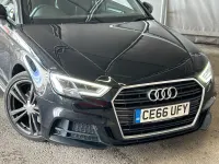 Used Audi A3 Sportback S-Line 150 HP (110 kW) 2016 Black Hatchback