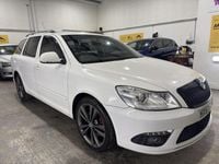 Used Skoda Octavia vRS 2010 White Estate