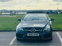 Begagnad Mercedes E220 AMG line 2016 Svart Cab