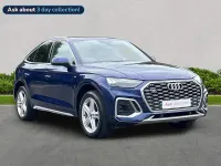Used Audi Q5 S-Line 204 HP (150 kW) 2022 Blue SUV
