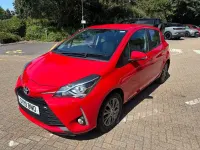Used Toyota Yaris 111 HP (81 kW) 2019 Red Hatchback