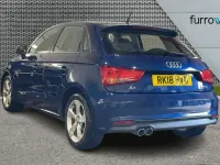 Used Audi A1 Sport 123 HP (90 kW) 2018 Blue Hatchback