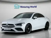 Used Mercedes CLA180 AMG Line Premium Plus 136 HP (100 kW) 2020 White Coupe