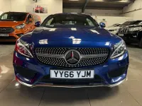 Used Mercedes C220 AMG line 2016 Blue Coupe