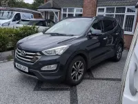 Used Hyundai Santa Fe Premium 2016 Blue SUV