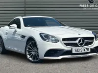 Used Mercedes SLC180 AMG line 156 HP (114 kW) 2019 White Cabriolet