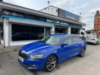 Used Skoda Superb SE L Executive 2019 Blue Estate