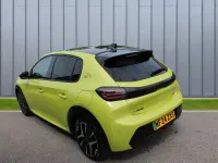 Used Peugeot e-208 GT 113 kW (154 HP) 2024 Yellow Hatchback