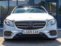 Used Mercedes E220 AMG line 194 HP (142 kW) 2019 Silver Estate