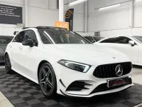 Used Mercedes A200 AMG Line Premium Plus 150 HP (110 kW) 2019 White Hatchback