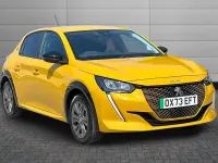 Used Peugeot e-208 Active+ 100 kW (136 HP) 2024 Yellow Hatchback