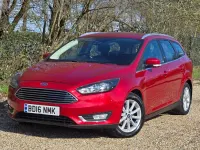 Używany Ford Focus Titanium 125 KM (91 kW) 2016 Czerwony Kombi