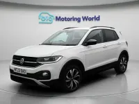 Used VW T-Cross Black Edition 110 HP (80 kW) 2023 White SUV