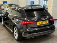 Used Audi A3 Sportback S-Line 2022 Black Hatchback