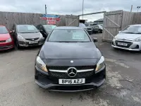 Used Mercedes A200 AMG line 136 HP (100 kW) 2016 Black Hatchback