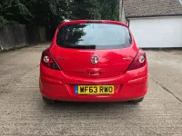 Used Vauxhall Corsa 73 HP (53 kW) 2013 Red Hatchback