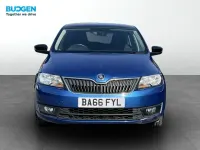 Used Skoda Rapid Sport 110 HP (80 kW) 2017 Blue Hatchback